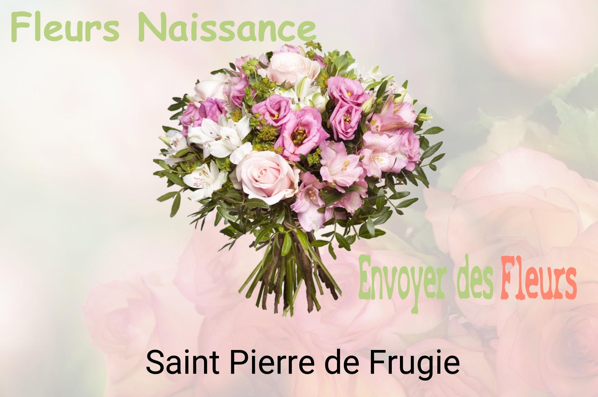 Bouquet de fleurs de naissance livré à Saint-Pierre-de-Frugie